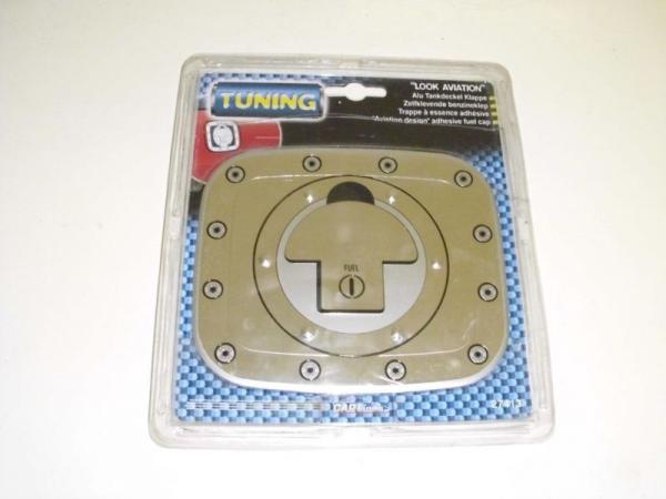 Alu Tankdeckel Aufkleber Car Linea